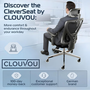 Ergonomic Office Chair with Mesh Back & 3D Headrest