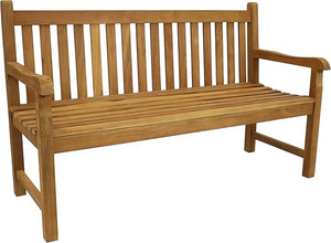 2-Person Teak Outdoor Garden Bench