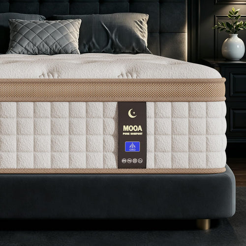 12-Inch Hybrid Queen Mattress – Cooling Gel Memory Foam & Pocket Springs
