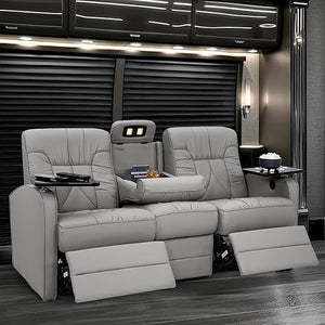 RV Double Recliner Sofa with Heat & Massage