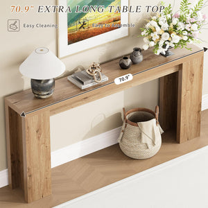 70.9" Extra Long Console Table – Farmhouse Entryway & Sofa Table