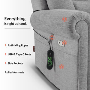 Power Lift Recliner Chair with Massage & Heating