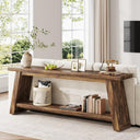 70.87-Inch 2-Tier Console Table for Entryway