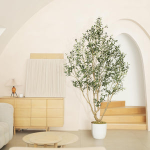 Artificial Olive Tree with Lifelike Fruits