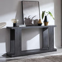 63-Inch Modern Console Table with 2-Tier Storage