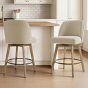 Swivel Counter Height Bar Stools Set of 2