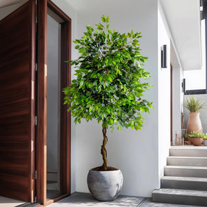 Large Artificial Ficus Tree – Indoor Floor Plant Decor