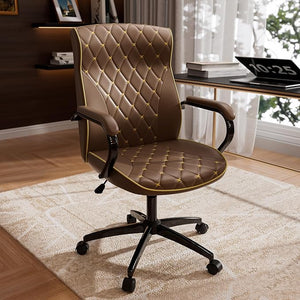 Diamond Quilted Swivel Executive Office Chair