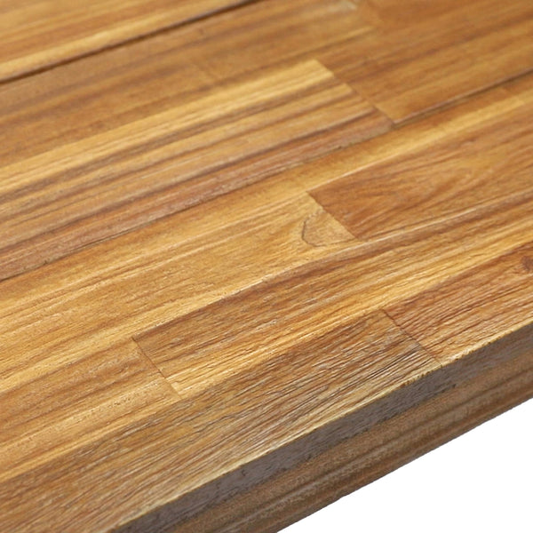 Outdoor Acacia Wood and Rustic Metal Bench