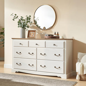Farmhouse 4-Piece Bedroom Set with Dressers & Nightstands