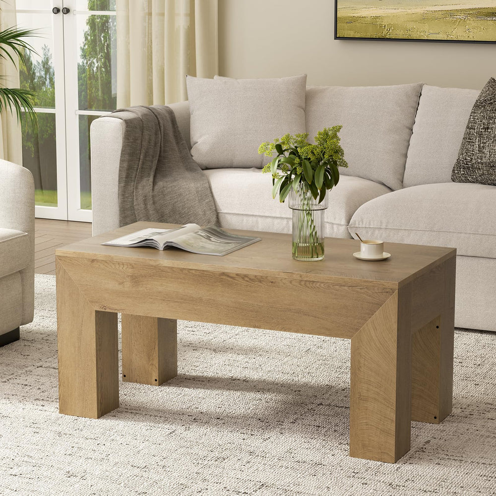 Lift Top Coffee Table with Hidden Storage