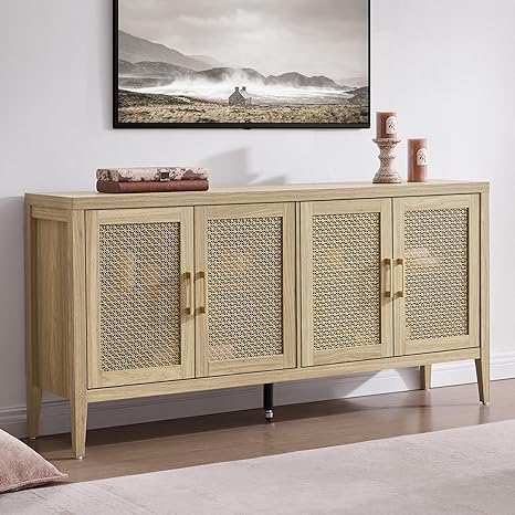 58.5" TV Stand with Storage & 4 Doors