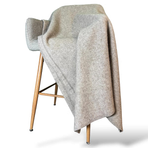 100% Pure Yak Down Throw Blanket – Natural Dark Brown