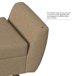 Modern Storage Bench with Wood Legs