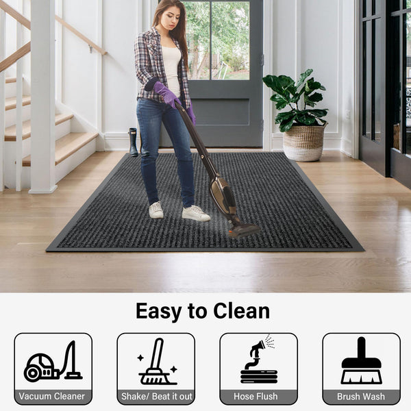 Heavy Duty Outdoor Door Mat – Custom Size, Waterproof Rubber Backing