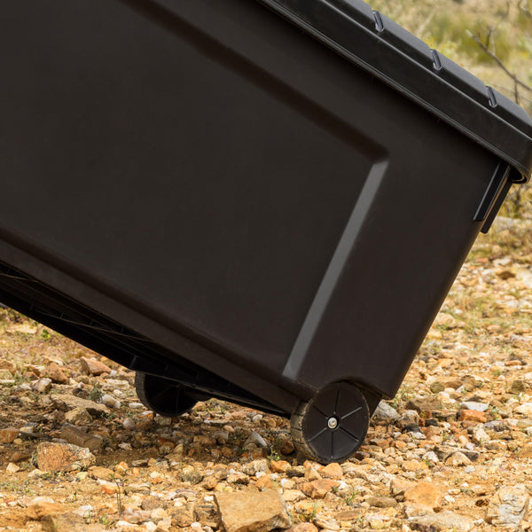 42-Gallon Heavy Duty Stackable Storage Tote with Latching Lid