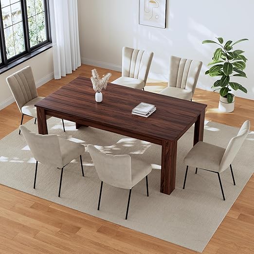 62.9" Dining Table Set with Bench & 2 Stools