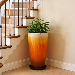 21-Inch Tall Planter Set of 2 – Indoor & Outdoor Large Plant Pots