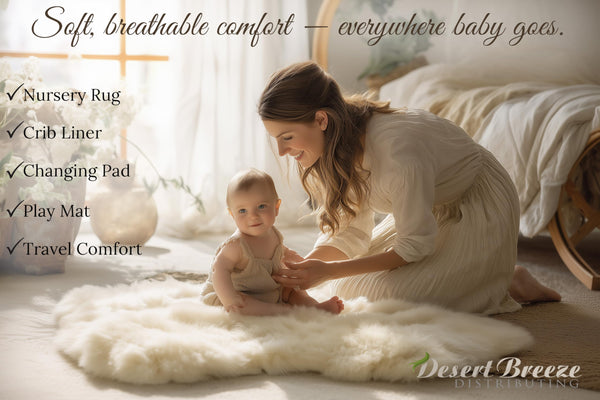 New Zealand Lambskin Baby Sheepskin Rug