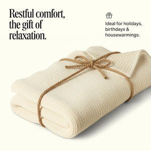 Cotton Weighted Blanket 15 lbs – European Cotton Throw for Adults