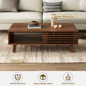 Mid-Century Modern Coffee Table with Storage