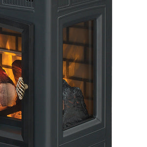 Freestanding Electric Fireplace Stove Heater with 3D Flame Effect