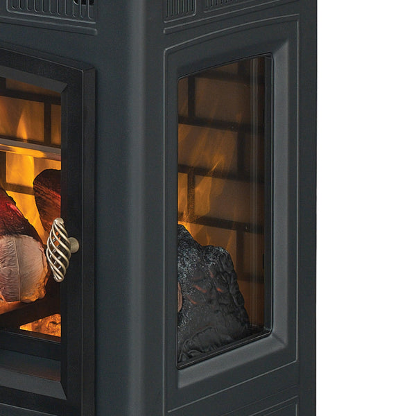 Freestanding Electric Fireplace Stove Heater with 3D Flame Effect