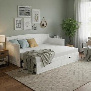 Twin to King Daybed with Trundle & Storage Drawers