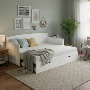 Twin to King Daybed with Trundle & Storage Drawers
