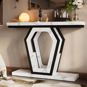 47" Console Table – Marble Texture