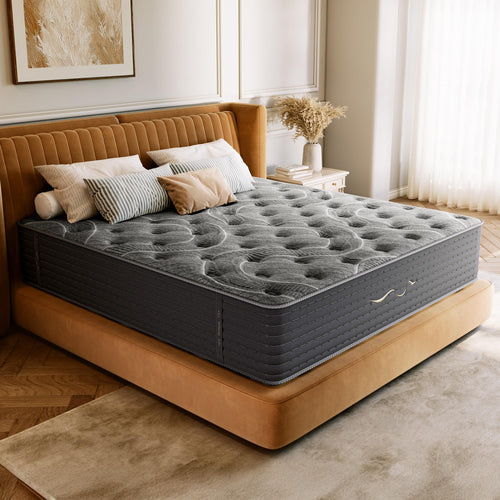 Cashmere Hybrid Mattress – Dual-Sided Cooling Gel Memory Foam with Pocket Springs