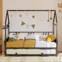 Twin Daybed with Trundle and Storage