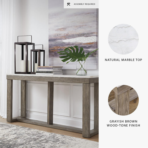 Marble Top Console Sofa Table
