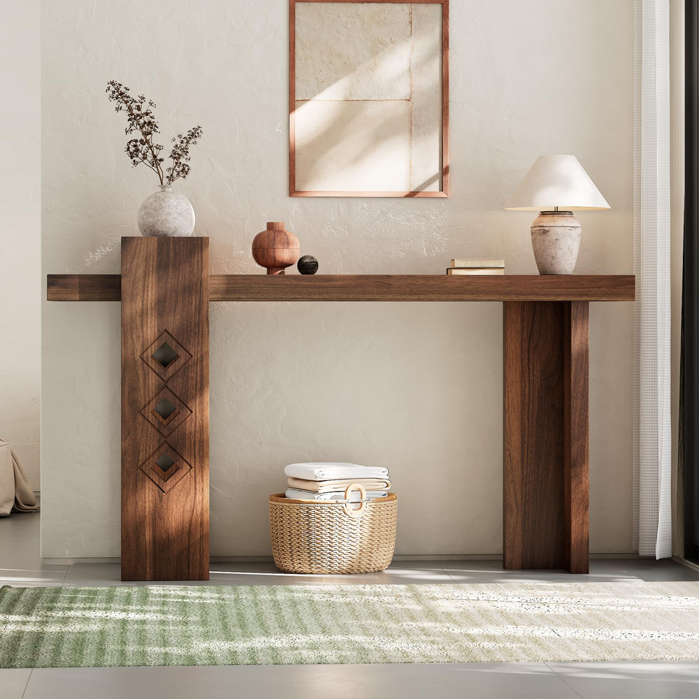 Modern Floating Console Table – 63 Inch