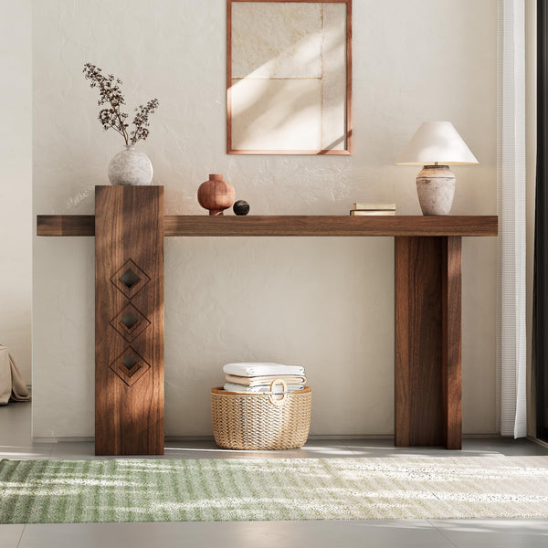 Modern Floating Console Table – 63 Inch
