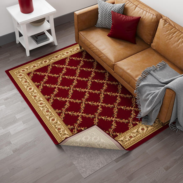Non-Slip Rug Pad 8x12 – Felt & Rubber Dual Surface, 1/4" Thick