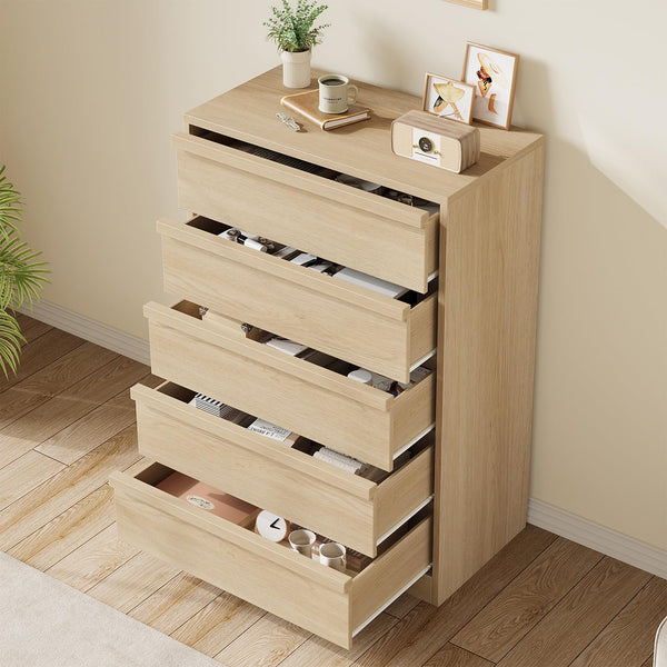 5-Drawer Dresser with Large Storage Drawers