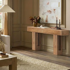 70-Inch Farmhouse Console Table – Entryway Sofa Table