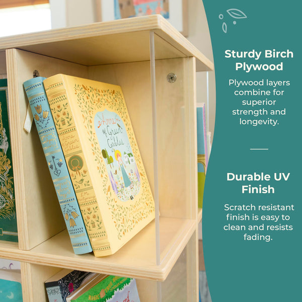 360° Rotating Kids Bookshelf