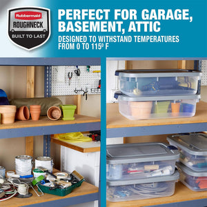 Clear Storage Totes with Snap-Fit Lids – Multi-Size Packs