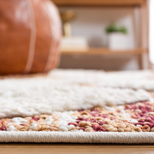 8x10 Moroccan Tassel Shag Area Rug – Boho Diamond Design, Plush Pile, Non-Shedding