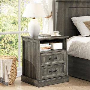 Farmhouse Dresser & Nightstand Set – 3-Piece Bedroom Set