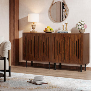 59" Sideboard Buffet Cabinet with Adjustable Shelves