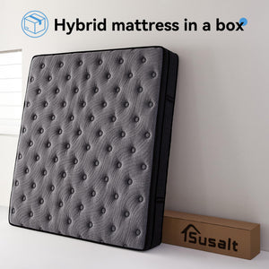 Hybrid Gel Memory Foam Mattress – Medium Firm, Zoned Support