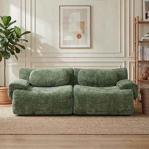 Modular Cloud Sofa Sectional – Chenille Boneless Couch, No Assembly