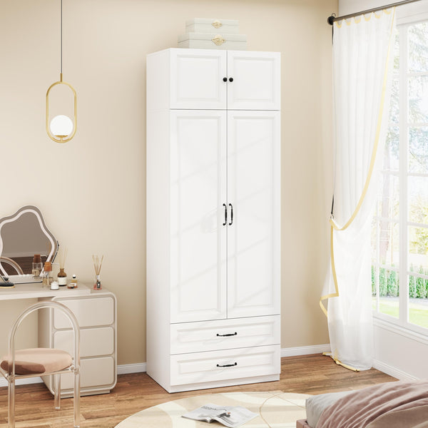 Armoire Wardrobe Closet with Drawers