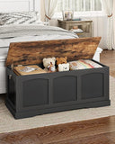 Storage Chest Bench with Lift Lid and Safety Hinge