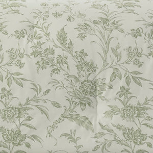 Floral Cotton Duvet Cover Set with Matching Shams