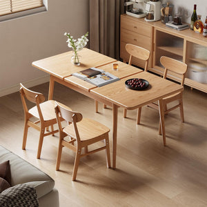 Extendable Solid Wood Dining Table