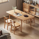 Solid Wood Extendable Dining Table – Seats 4 to 8
